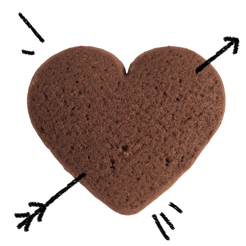 Cuoricini al cacao - Briccodolce